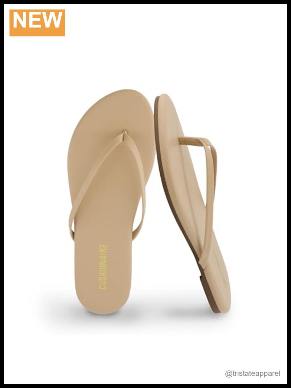 Cushioned Faux Leather Thong Flip Flops Slip On Beach Sandals Flexible